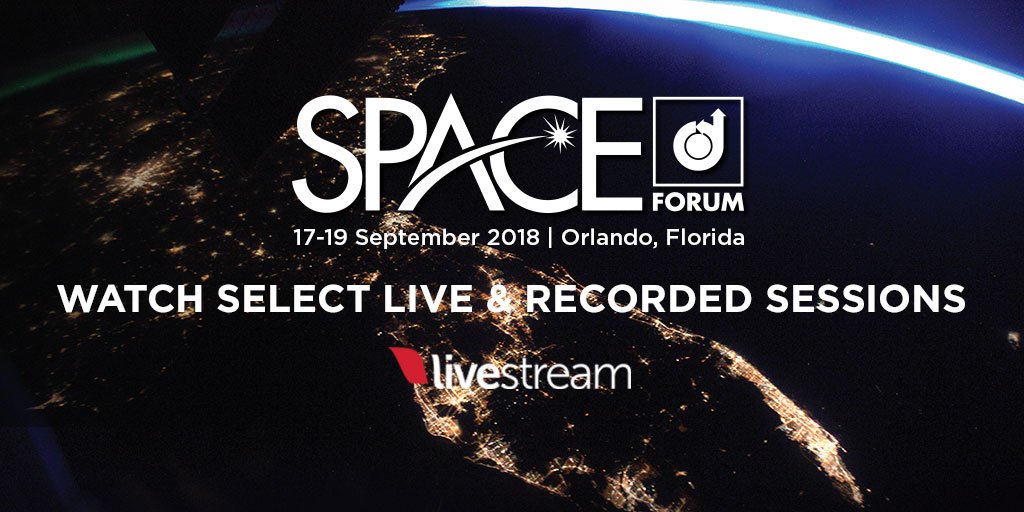 Join us on @Livestream at 0800 EDT for a special broadcast from #AIAA SPACE Forum in Orlando, FL - <a href="/JimBridenstine/">Jim</a>, @cboldenjr and more will join us in celebrating NASA's 60th anniversary livestream.com/AIAAvideo/spac… #AiaaSpace
