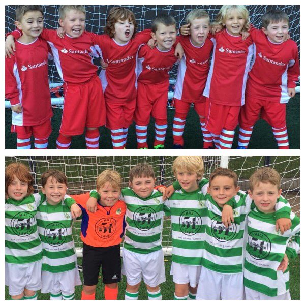 realberkleyjfc's tweet photo. Then &amp; now, 1st game ever vs 1st game of the new season. Awesome! @berkley_jfc @51MillLane @FootballGrf #weareberkley #teamies #growtogetherplaytogether https://t.co/6JfeXP7CFs