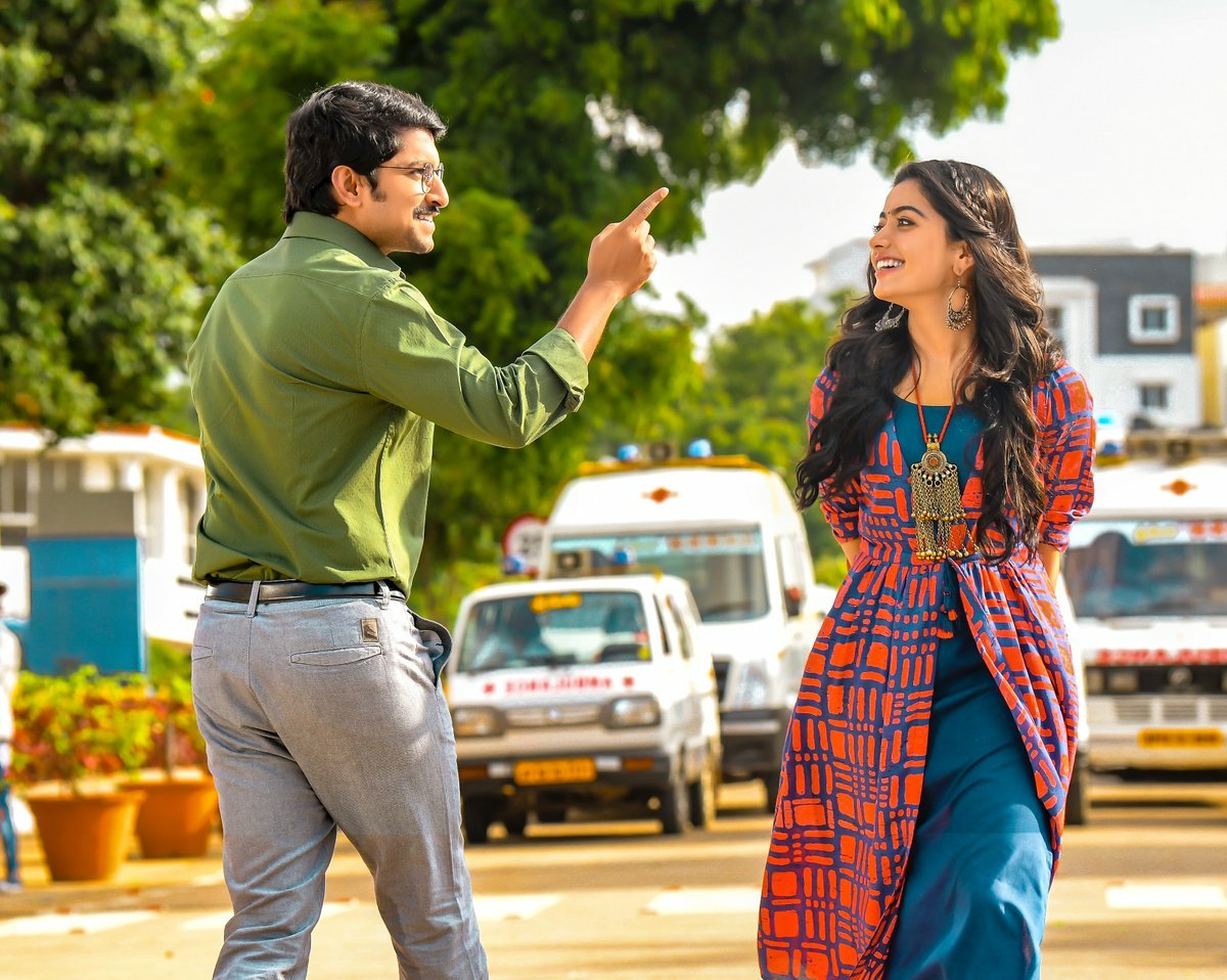 #DevaDas *ing <a href="/iamnagarjuna/">Nagarjuna Akkineni</a> <a href="/NameisNani/">Nani</a> <a href="/aakanksha_s30/">Aakanksha Singh</a> <a href="/iamRashmika/">Rashmika Mandanna</a> audio will be launched on September 20th in a grand event. Music by #Manisharma and Directed by <a href="/SriramAdittya/">Sriram adittya</a>. Movie will release on September 27th in WW. New pics of lead pair are here :