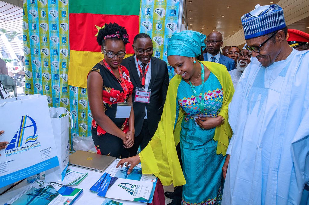 BashirAhmaad's tweet photo. PHOTOS: President @MBuhari declares open the International Association of Ports and Habours African Regional Conference and Exhibition #IAPHAbuja2018 today, in Abuja. https://t.co/j3QjNqkIYM