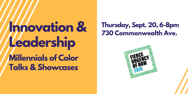 InnovateBU's tweet photo. We're just 2 days away from our #FUNinBOS event, Innovation &amp; Leadership: Millennials of Color Talks &amp; Showcases! Join us here at the #BUildLabBU, 6-8pm. RSVP here: https://t.co/0PlZX5EsX9 https://t.co/g2qvZL9Ac8