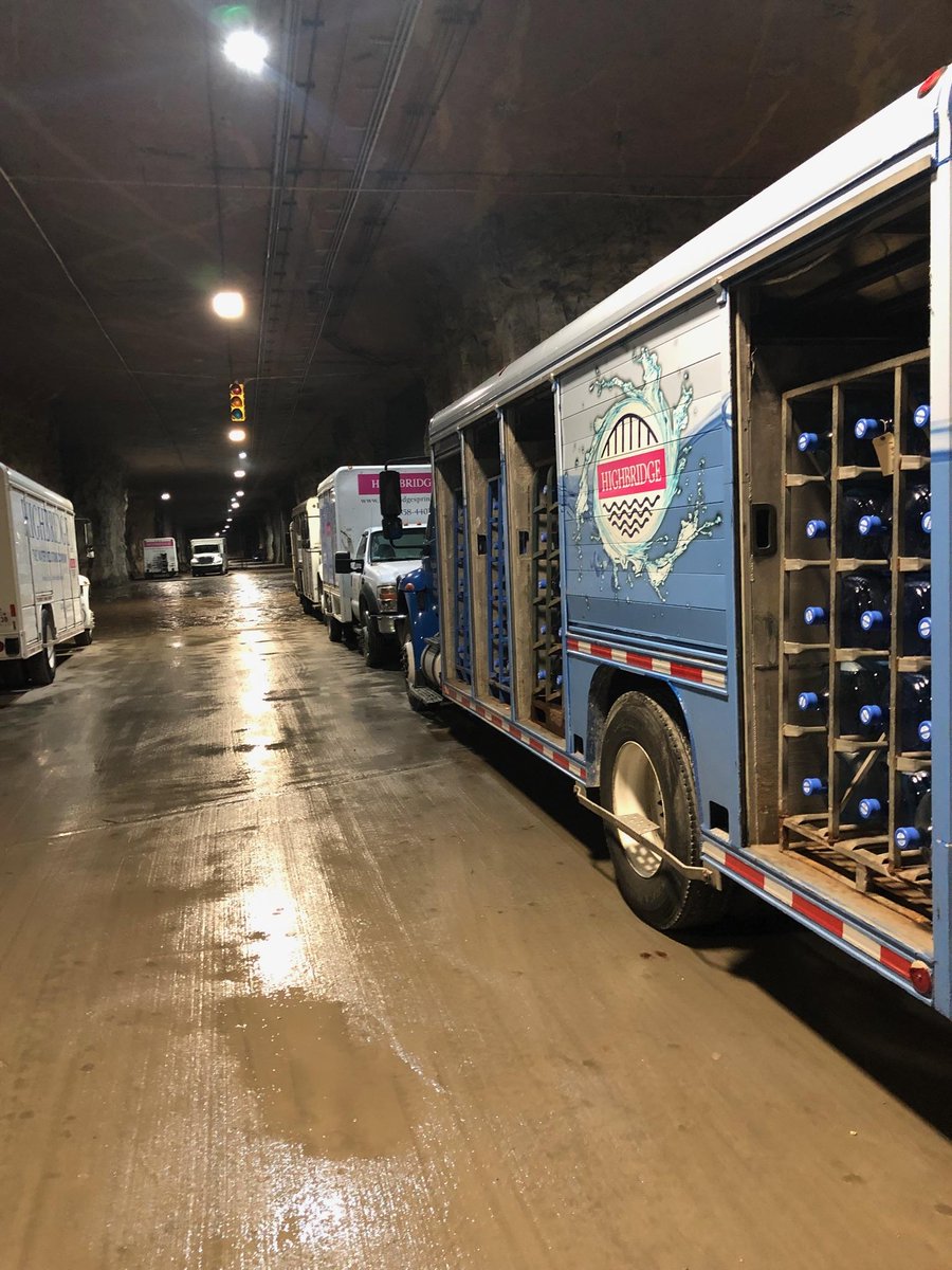 HighbridgeH2O's tweet photo. It's even wet INSIDE the cave today! https://t.co/zcyOOgR8Wc
