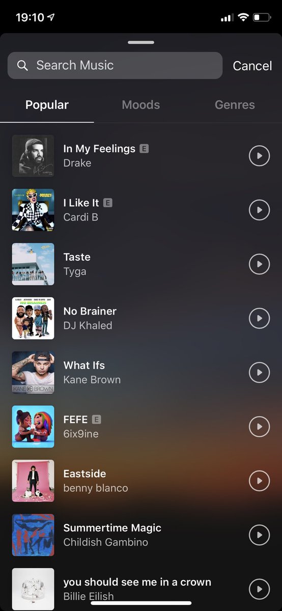 BrightMinho's tweet photo. กรี๊ดดดด IG Stories มีฟีเจอร์ Music ในประเทศไทยแล้ววววว !!!! https://t.co/V9ZAC2ruJK