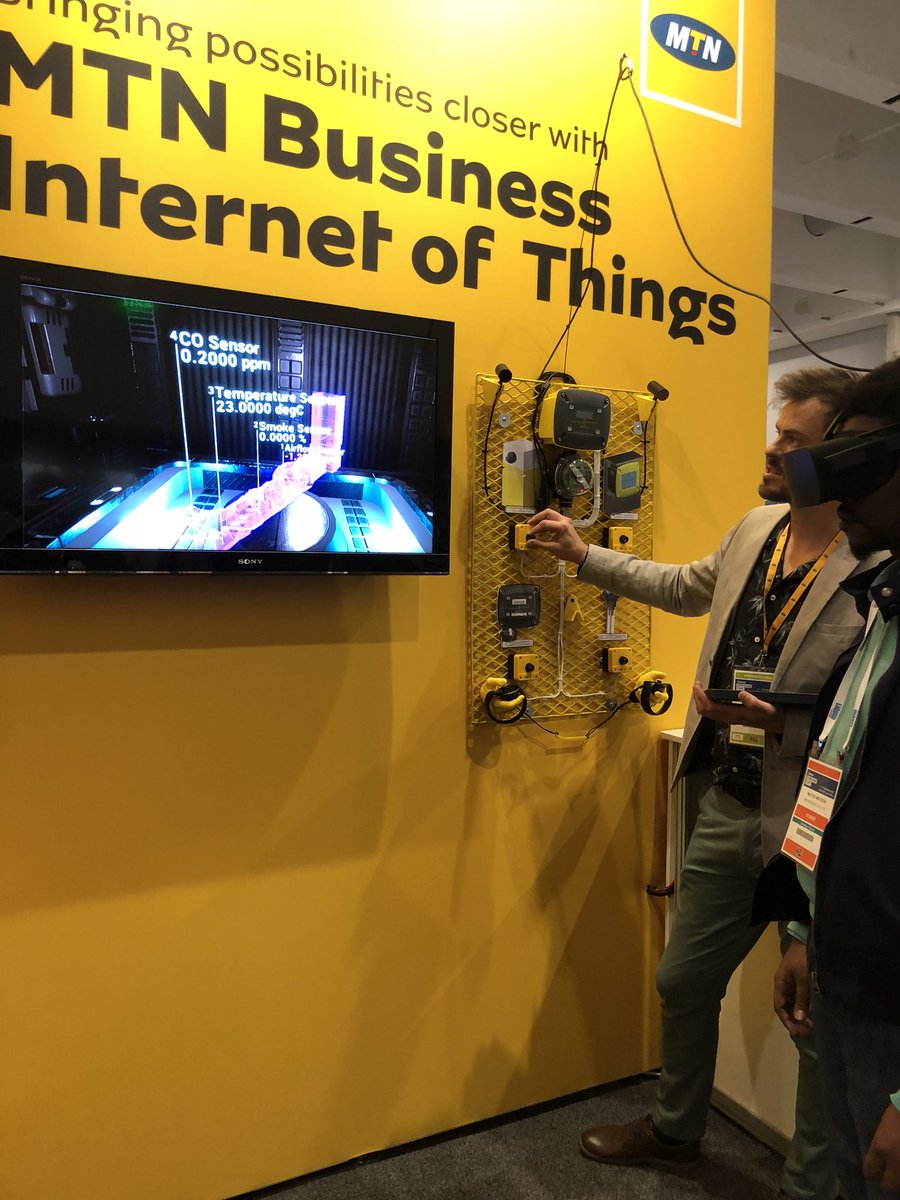 MTNBusinessZA's tweet photo. Delegates at #GartnerSYM are enjoying interacting with the IoT mining solution developed by Mine RP, who have partnered with us for world-class connectivity! If you’re hear, stop by our stand for a #IoTExperience https://t.co/iAhxsMkcy6
