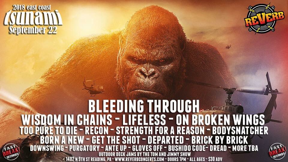 Who are we gonna see in the Tsunami pit this Saturday