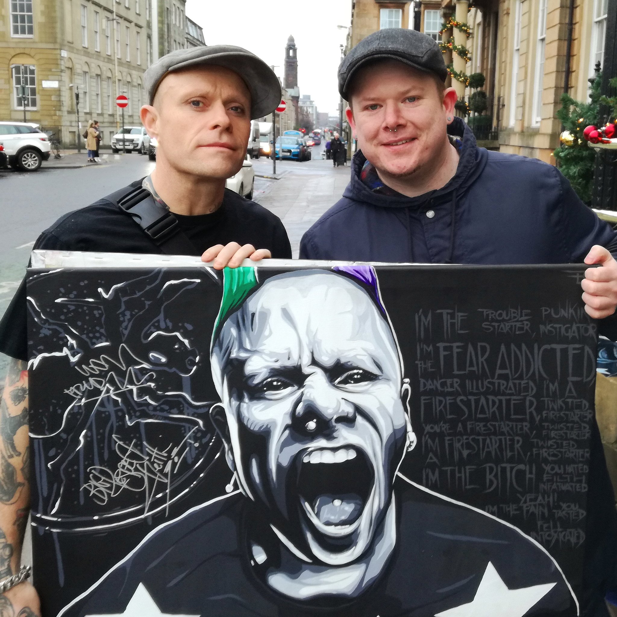 Happy birthday to the man Keith flint     