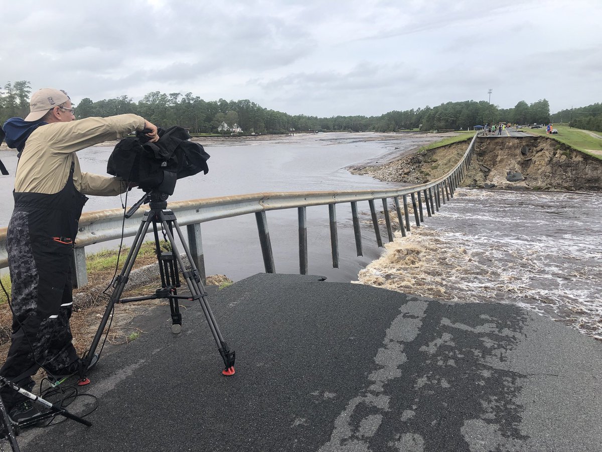Life goes on in Wilmington, NC after the city is cut off by floods