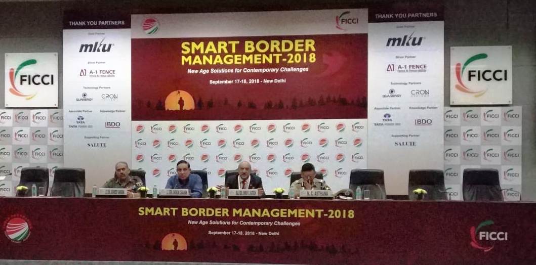 official_dgar's tweet photo. The 3rd edition of #SmartBorderManagement Seminar was organized jointly by #IndiaFoundation & #FICCI at New Delhi. Lt Gen Sukhdeep Sangwan, SM**, DGAR attended the conference as an eminent panelist.
@easterncomd @proshillong @PIB_India @adgpi https://t.co/HhEbizmDIA