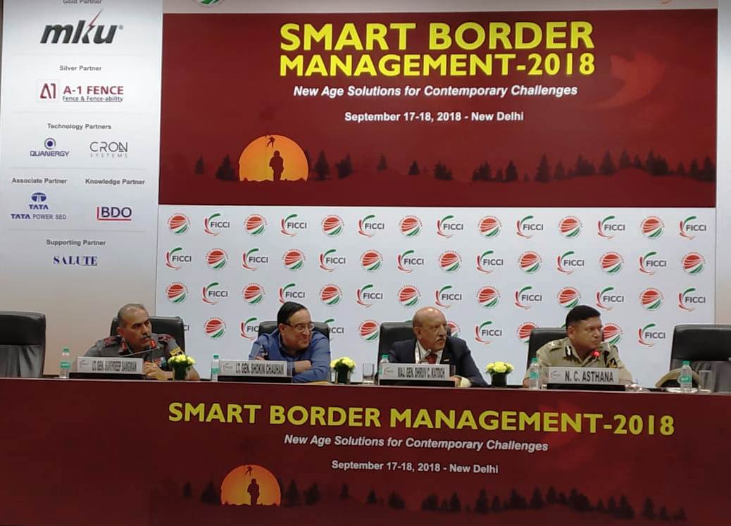 official_dgar's tweet photo. The 3rd edition of #SmartBorderManagement Seminar was organized jointly by #IndiaFoundation & #FICCI at New Delhi. Lt Gen Sukhdeep Sangwan, SM**, DGAR attended the conference as an eminent panelist.
@easterncomd @proshillong @PIB_India @adgpi https://t.co/HhEbizmDIA