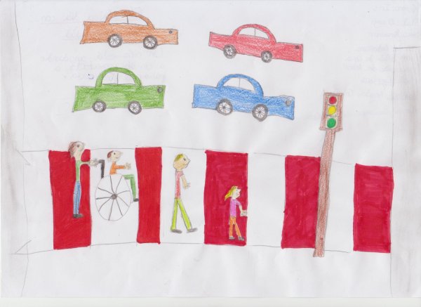 GLOBI_inclusion's tweet photo. 'People with disabilities and their everyday lives'.
Author: Iris, Andorra
Photo description: People with disabilities crossing the street together with those without disabilities.
#DrawDisability #inclusion2me
https://t.co/WfRLAD3pwK https://t.co/mzoueOf74D