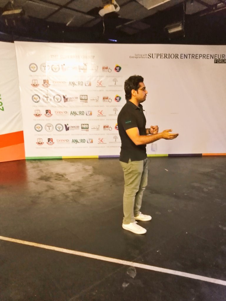 my_superior's tweet photo. Students want to know what extracurricular activities that led him towards starting his own business. "Participate in anything and you will learn lessons from it." @usama_tauqeer, Co-Founder and CEO, @AForYouth.
#Freshmansemester #SuperiorUniversity #SuperheroJourneyBegins https://t.co/yWJ5iHZFxp