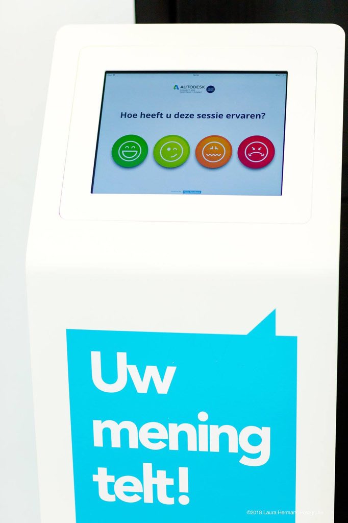Heeft u al kennis gemaakt met de Questi zuilen van <a href="/FocusFeedback/">FocusFeedback</a>? Deze zijn inzetbaar voor verschillende doeleinden en hebben voor ons gemeten hoe afgelopen donderdag het <a href="/autodesk/">Autodesk</a> Connect &amp; Construct Summit is ervaren. Wij kregen een gemiddeld cijfer van een 9,2  🎉 #Trots