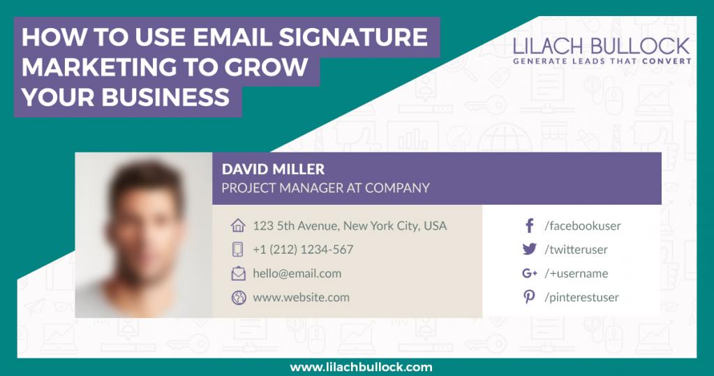 How to tap into the power of your email signature and use email signature marketing to grow your business  buff.ly/2tQi2cT via <a href="/lilachbullock/">Lilach Bullock, Anti Diet Disruptor</a>
