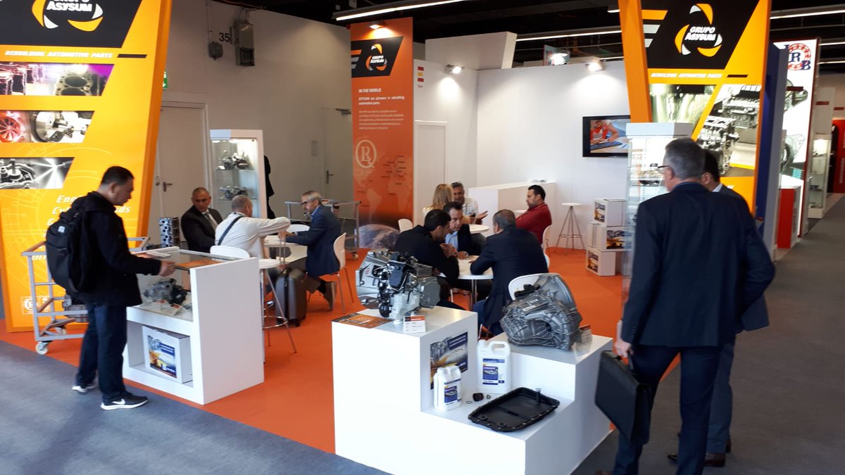 ASYSUM's tweet photo. ¡Buenas sensaciones! ¡Así es como cerramos Automechanika #Frankfurt #amf18! Muchas visitas y movimiento en nuestro Stand. Y muy buen público y recibimiento en la conferencia de Mobilatina. ¡Muchísimas gracias a todos! #automotive #rebuilding #Asysum #rebuiltengines https://t.co/gmHeWUZ1vX