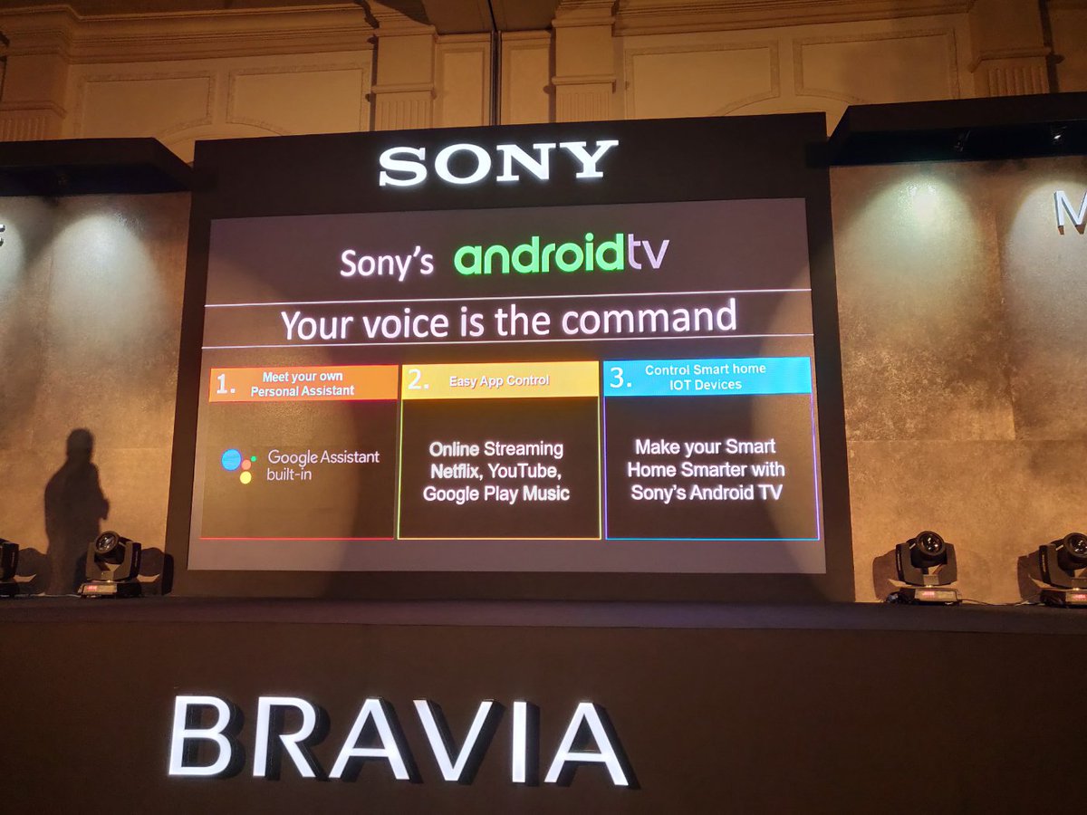 sony af9 google assistant