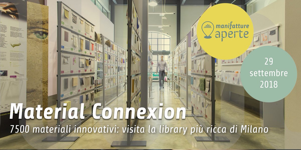 ManifatturaMi's tweet photo. 🔍🔬🗄️ @MaterialConneX è il più importante network internazionale di consulenza sui materiali e processi produttivi innovativi e sostenibili. 
Visita l’archivio che conta oltre 7500 valori. ➡️ https://t.co/jsVgCCCMmV
@ComuneMI #ManifattureAperte https://t.co/gREGbxK9yq
