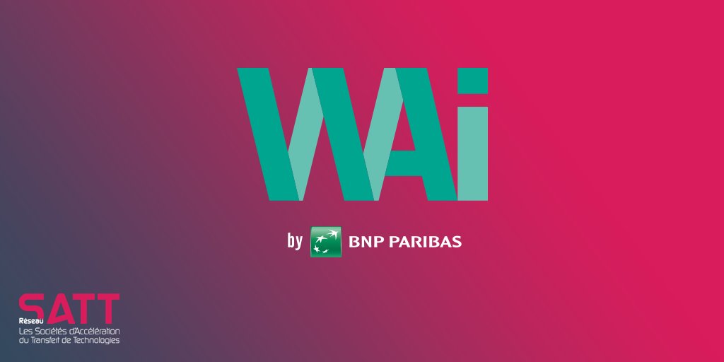 WAI (We are Innovation) by BNP Paribas partenaire de la Convention nationale des SATT #SATT2018 ! • 16 novembre 2018 au Centquatre-Paris • satt2018.fr/bnp-paribas-pa…

<a href="/Wai_bnpp/">WAI by BNP Paribas</a> : Label unique &amp; fédérateur qui rassemble l'ensemble des offres pour les #startup et sociétés innovantes