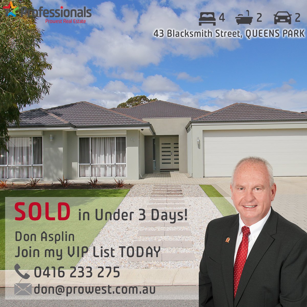 Prowest_RE's tweet image. Going.. Going.. GONE‼️ Did you miss out on a great home due to private viewings? Call us Today to be included in our extensive buyer database to get your chance to be invited to our VIP Viewings. Well done Don #DonAsplin #WillettonProperty #VIPBuyer #VIPViewings #AgentoftheYear