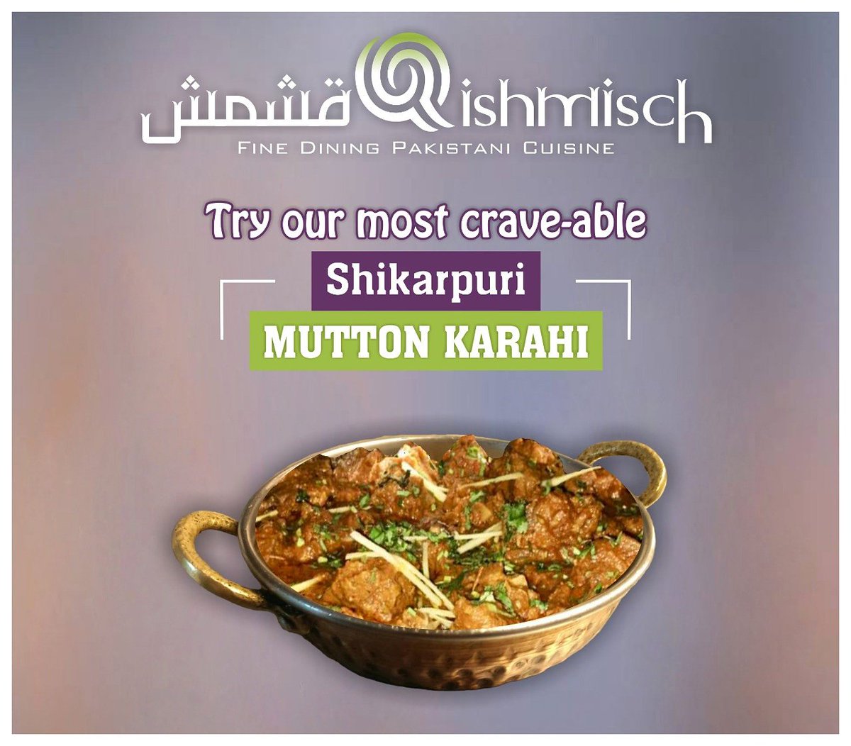 qishmisch's tweet photo. Our Shikarpuri Mutton Karahi is a real treat for Mutton lovers.

For Reservation
03331904050, 03008553555

#real #treat #foodlovers #food #foodies #mutton #shikarpuri #karahi #qishmisch #desi #traditional #pakistani #cuisine #f7 #islamabad https://t.co/5z2KFQ9J07