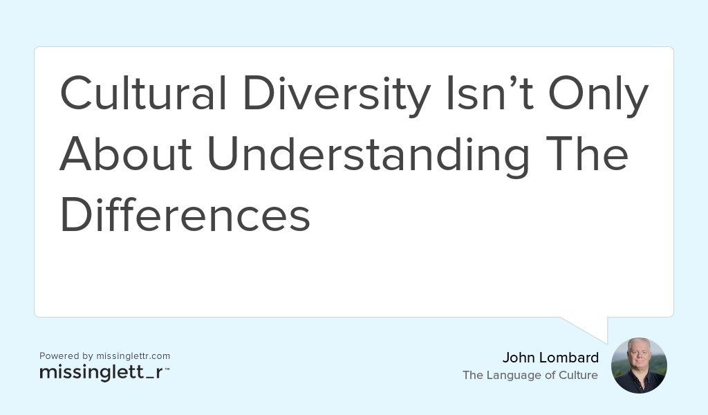 John_TheLOC's tweet photo. "The problem was that in his own culture, he had displayed leadership by quietly working in the..." https://t.co/InfoPopq2j #Diversity #Intelligence #Understanding #Difference https://t.co/XGrbdmKzME