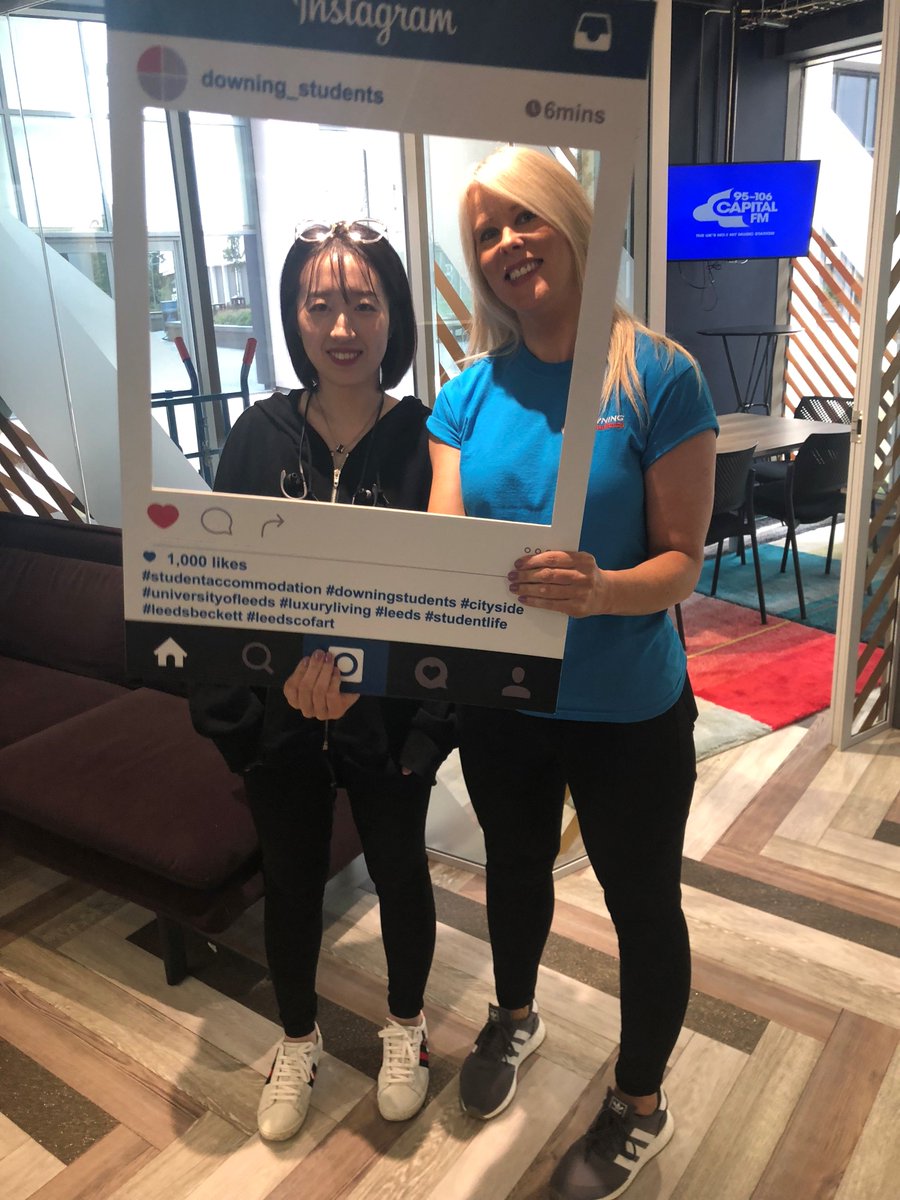 DowningLeeds's tweet photo. This weekend we gave a warm welcome to our new residents at CitySide! Who remembers the first person they met at halls? https://t.co/2mUeQrRuA8