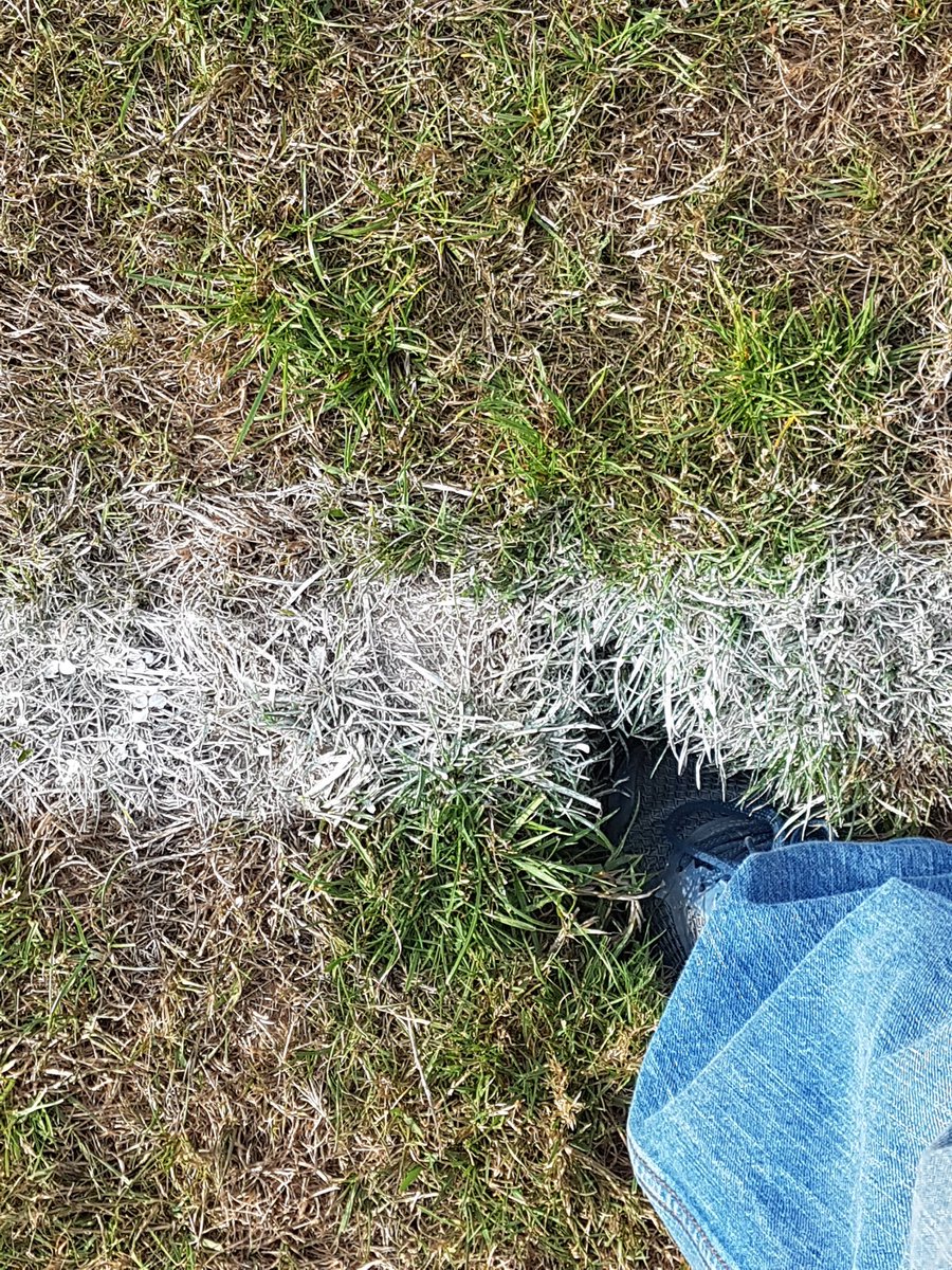 SmithStephenP's tweet image. Yesterday; during my pre match inspection of the field of play, I found a hole that needed to be filled in.  It didn&apos;t look bad until I managed to put my whole foot inside it.  See pictures.
@BBFAReferees
@ReadingRA
#GetThereEarly
#DoTheJobProperly
#NeverShirk