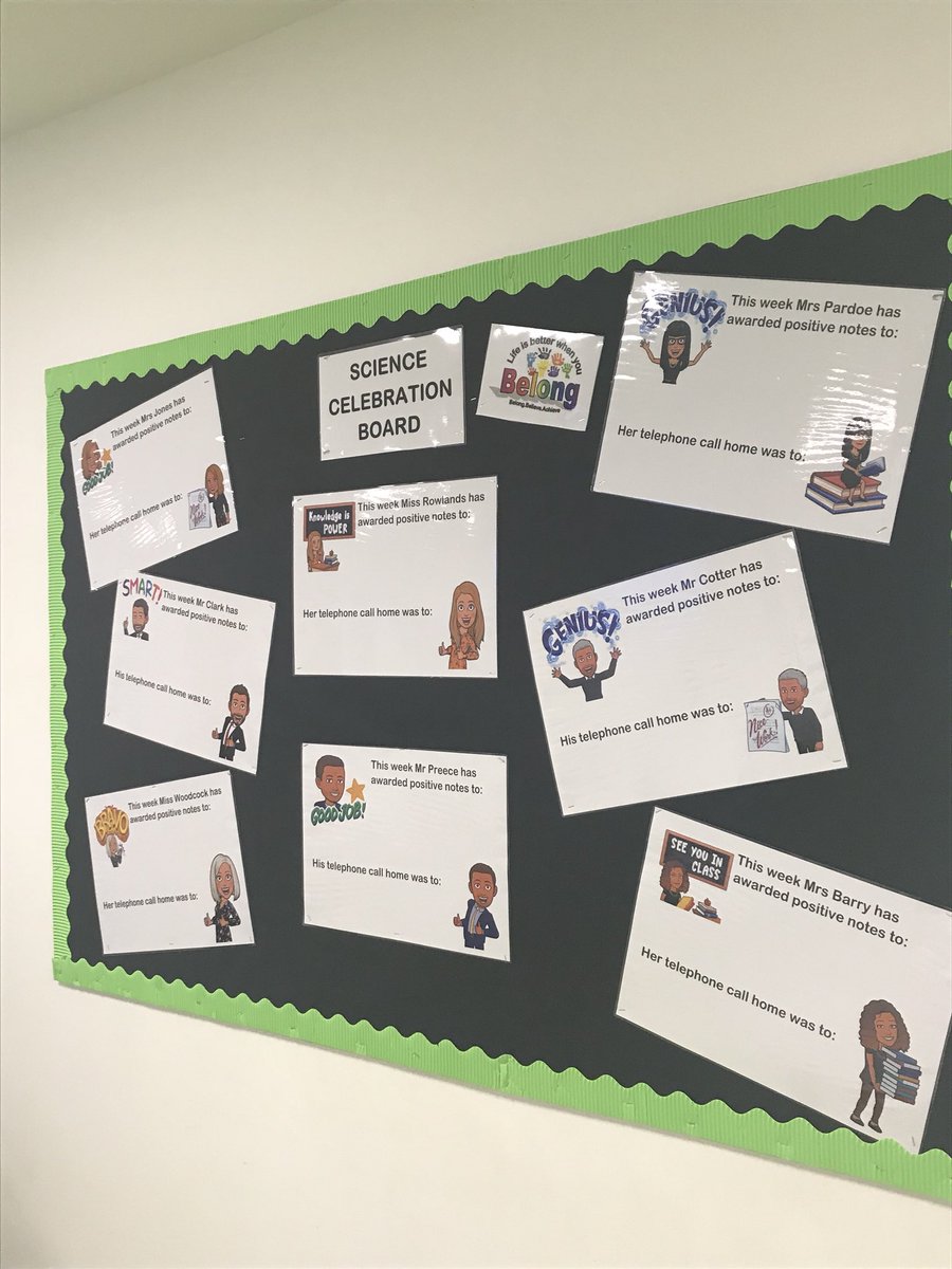 Science department’s celebration board is up and running! Make sure you do your best to get your name up there this week! ⭐️⭐️
