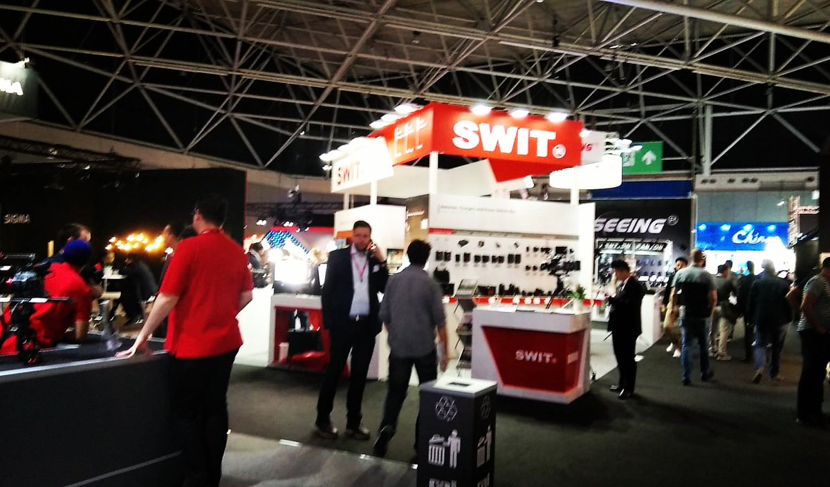 es_swit's tweet photo. https://t.co/ZlUqJB7bRu está en el stand de SWIT. Encantados de recibir vuestra visita y mostraros las últimas novedades.#ibc2018 https://t.co/nYtvKYYOrc