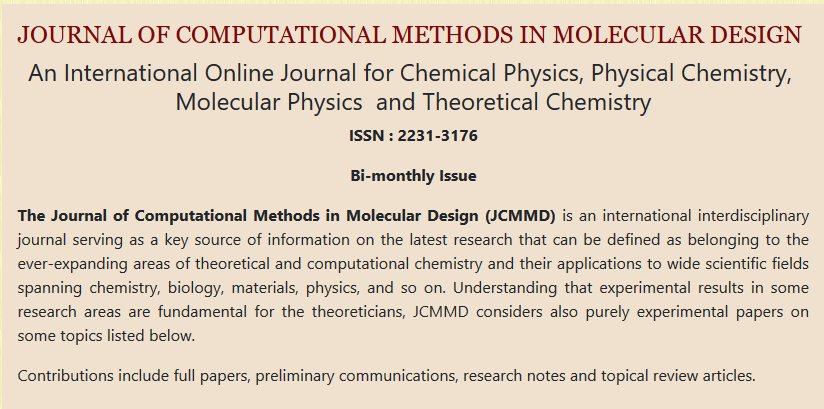 Computational Method in Molecular Design tweet media