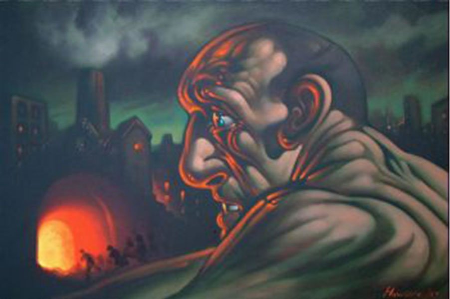 DiscerningV's tweet image. Steam and Power #Painting by #PeterHowson #Art #Photography