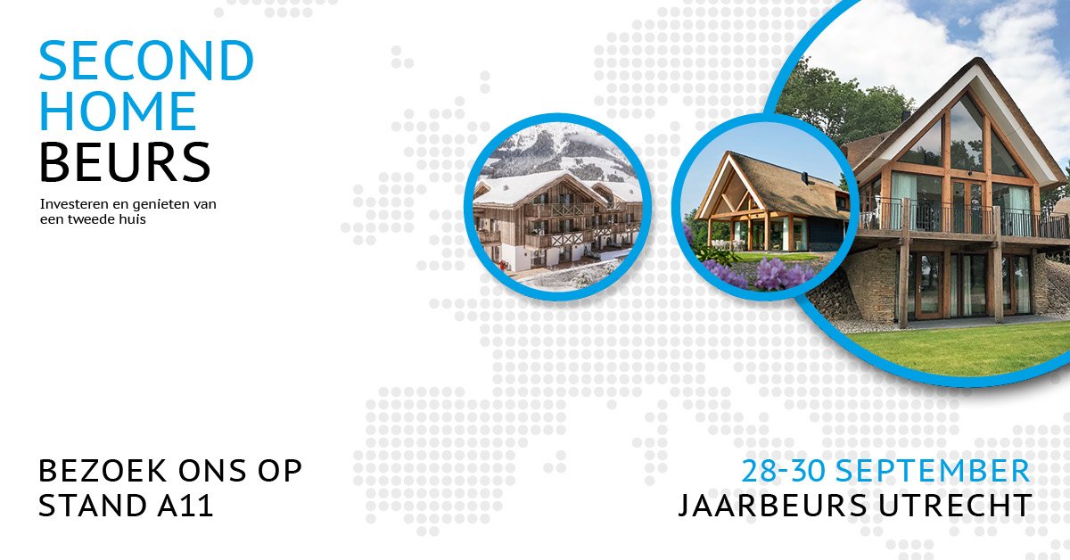 Kontour ook dit najaar aanwezig op de Second Home Beurs.  Laat u inspireren en bezoek ons op stand A11.  Voor gratis toegangskaarten: ow.ly/yQse30lPv7O