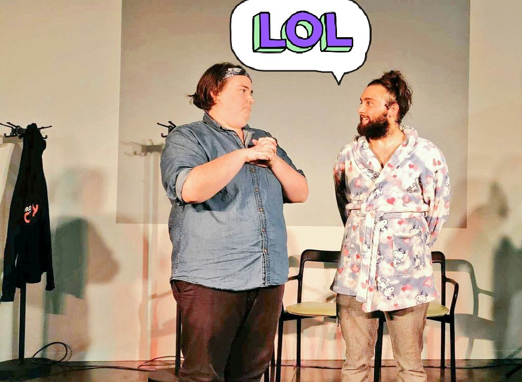 HaimesSarah's tweet photo. Last Sat the #WageningenComedyClub performed 3x to a fullhouse for @WUR 💯 year anniversary #wur100fest Thanks to the organizers for having us we had a blast! @EMSnights https://t.co/IinIJGvNzw