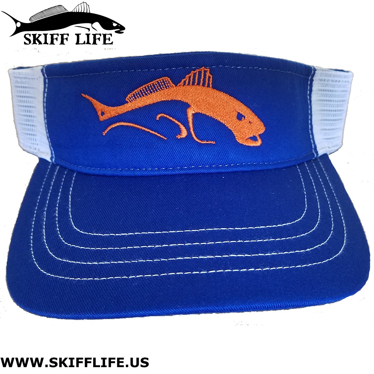 Fishing Visor Hats Trucker Royal Blue 
