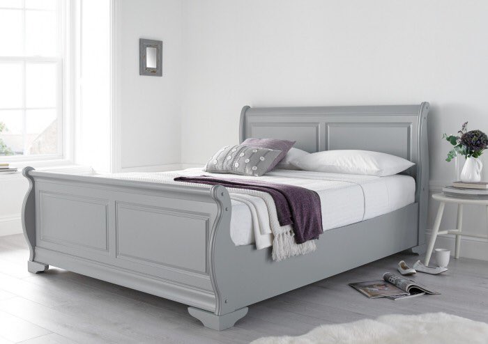 Time4Sleep's tweet image. The gorgeous Louie #sleighbed #greybed #bedroom #bed time4sleep.co.uk/catalog/produc…