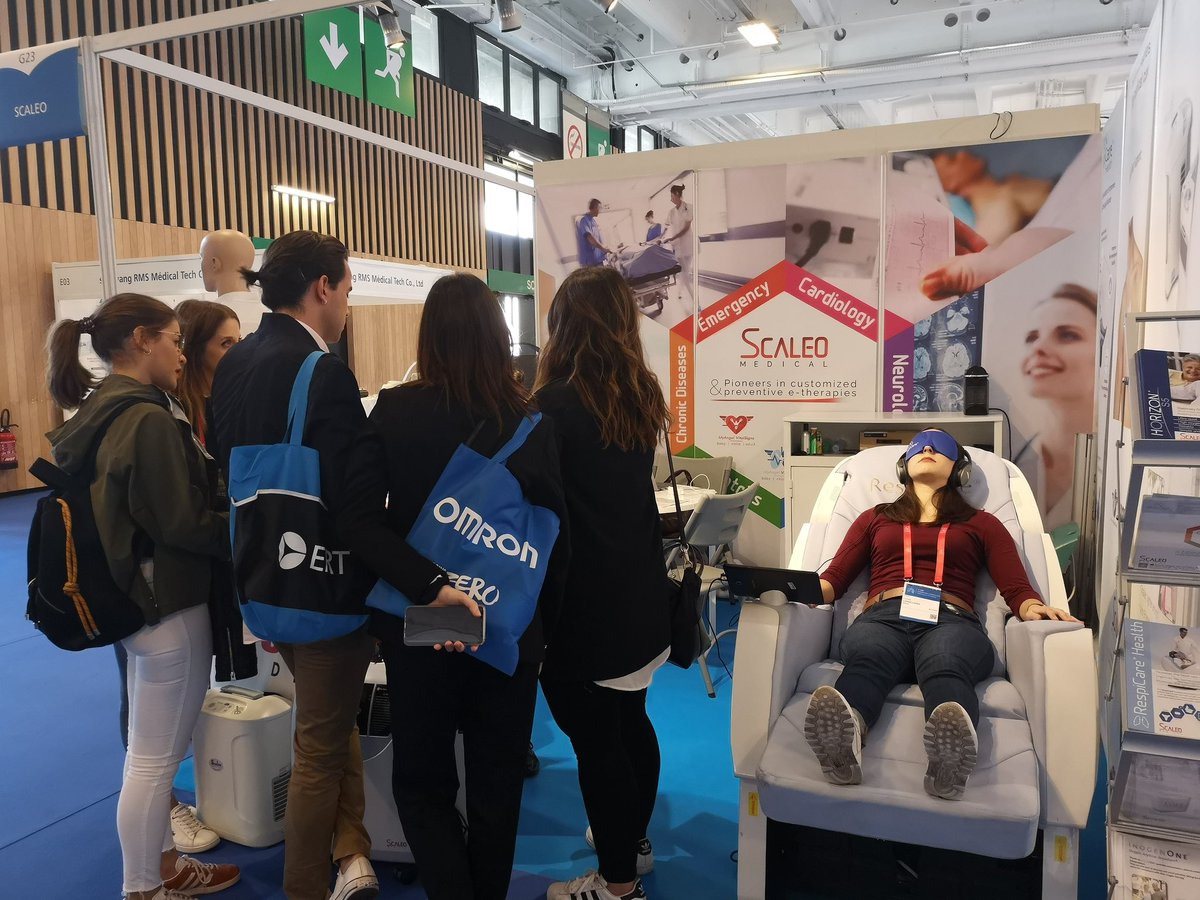 ScaleoVaussenat's tweet photo. #RespiCare #myAngel #VitalSigns on the booth. Come see and test our product @SCALEOmedical @devinnova2016 @Mtp_FrenchTech @montpellier_ @ADOCC_ @BIC_Montpellier https://t.co/Xx0XkKeVCe