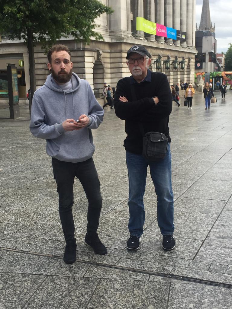 MoneypennyMusic's tweet photo. Tom and I in Nottingham last week. A fabulous son! https://t.co/NowiiaPzqw