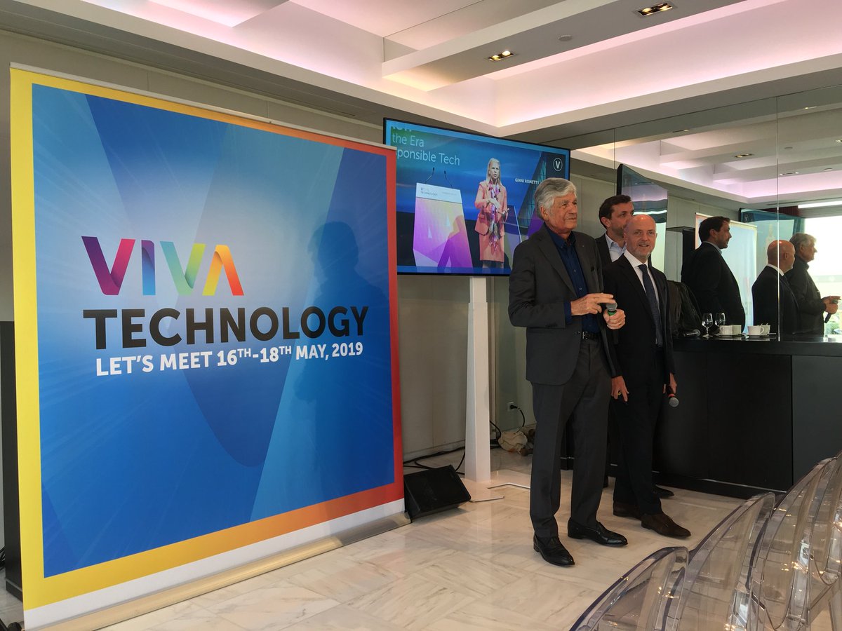 ndesachypro's tweet photo. #vivatech2019 c’est parti avec @PublicisGroupe et @LesEchos Maurice Levy remercie les partenaires #vivatech2018 #Vivatech https://t.co/ZyYIwjUoYD
