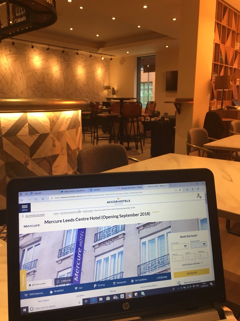 The day is finally here! So excited to welcome our first guests tonight @MercureLdsCent. The team are ready to get started! #hospitality #Leeds #brandnew #MondayMotivaton