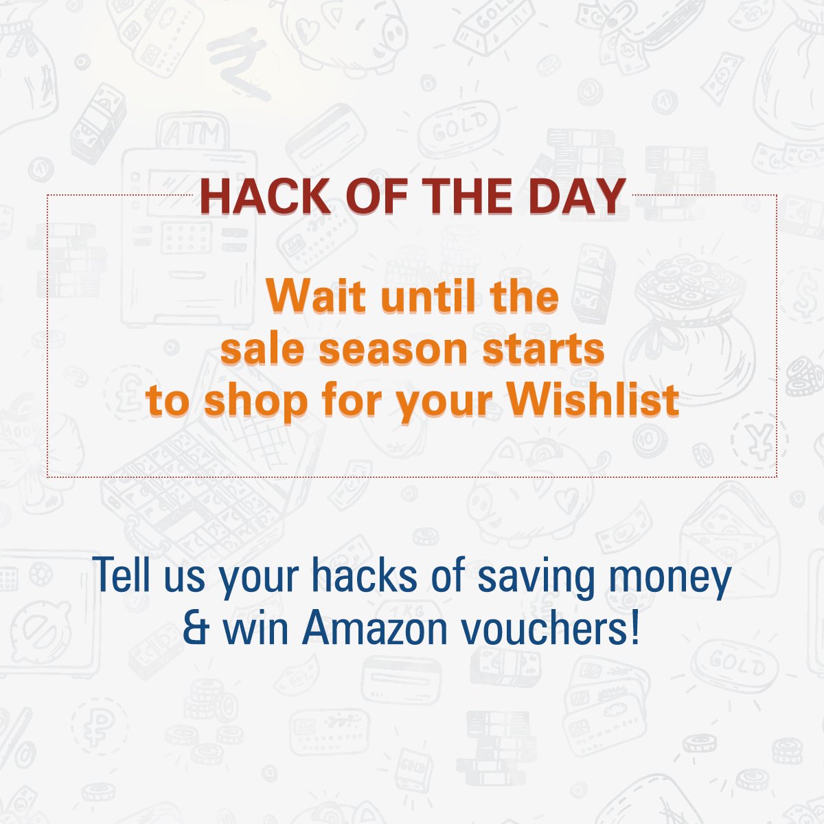 ICICI_Direct's tweet photo. Share your hacks of saving money &amp; stand a chance to win Amazon gift vouchers.
Steps to follow:
1) Comment your hacks below
2) Use #MoneySavedMoneyEarned &amp; tag your friends
3) Send multiple entries to increase your chance of winning

T&amp;C Link: https://t.co/6CwI19oRVI
Hurry Now! https://t.co/JVbPFGbCtc