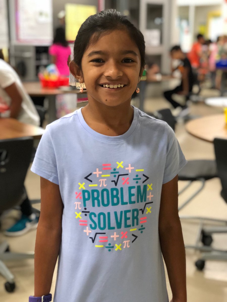 MayV1's tweet photo. I need this shirt!  #75019math ⁦@NetZeroLee⁩ How cute!  Or would mine say “problem creator?” 😂 https://t.co/32xhD99pnJ