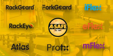 ASAFE_UK's tweet photo. Did you know that we have 8 different brands under the #ASAFE umbrella? #Atlas™, #iFlex™, #eFlex™, #mFlex™, #ForkGuard™, #RackGuard™, #RackEye™ &amp; our newest addition #Protx™. Just head to https://t.co/apRI6DJHlC to look at the products in each of our brand ranges. https://t.co/ATSn8dHFih