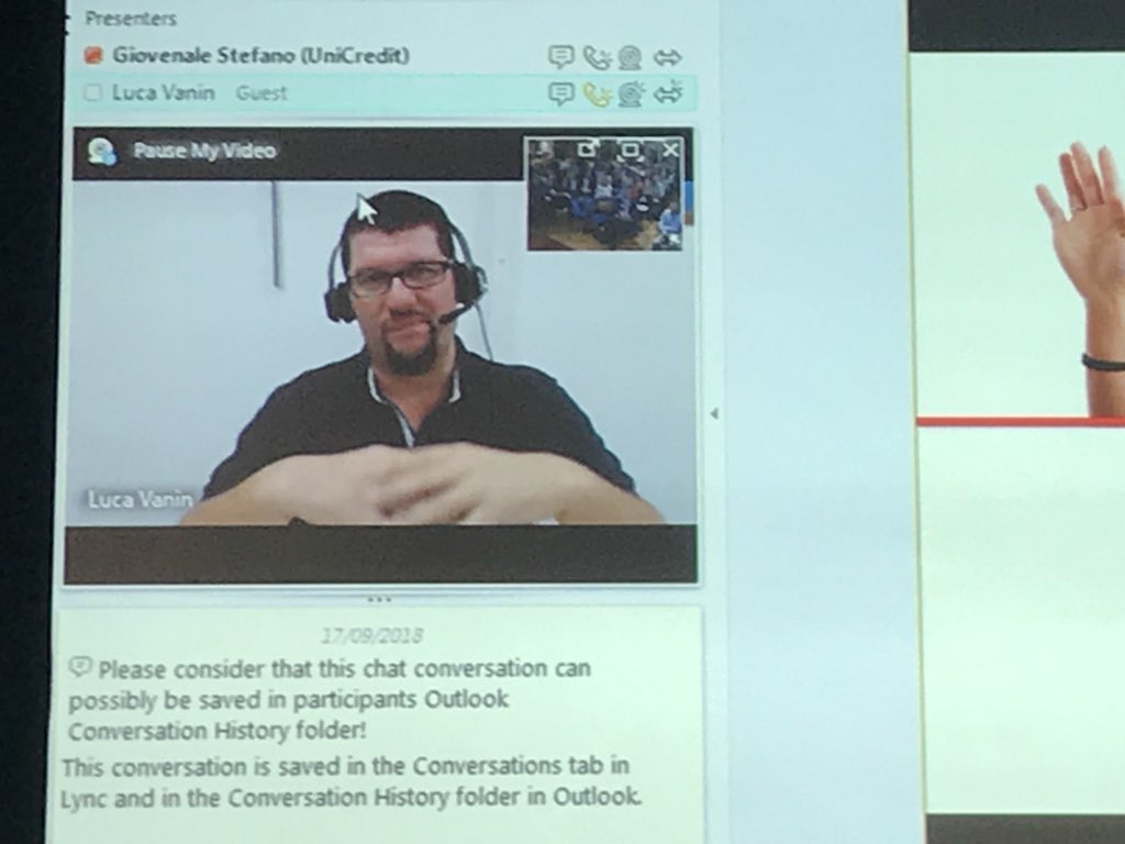 #ICFitaXVconf <a href="/lucavanin/">LucaVanin</a> apre i lavori della XV Conferenza Nazionale ICF in collegamento video da Palermo ..mood decisamente digitale :)