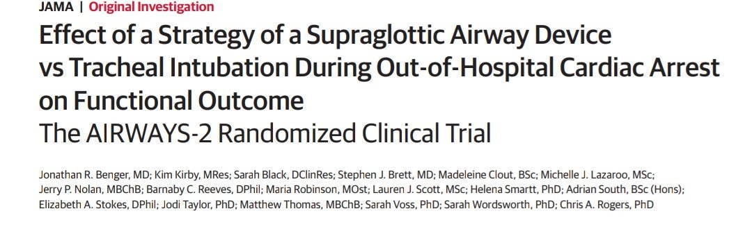 EIRN_Ireland's tweet photo. THIS WEEK
Monday blues post #emsg18 and #RESUSCITATE last week?
Here are 2 papers to make Monday more interesting
#EIRN will look at the Emergency physicians ability to predict hospital admission in patients at triage
AND
We just had to cover the #Airways2 trial!
#HappyMonday https://t.co/8riYdw9kH6