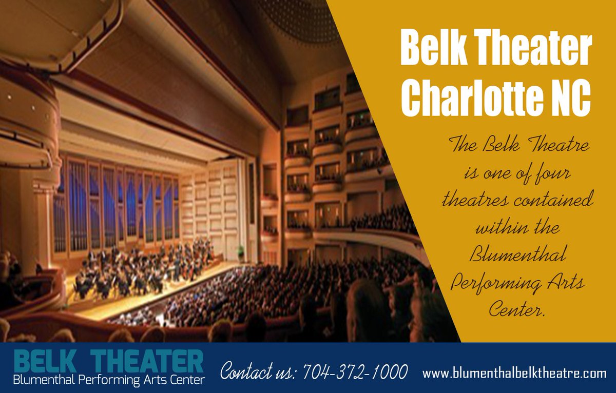 Belk Theater Interactive Seating Chart