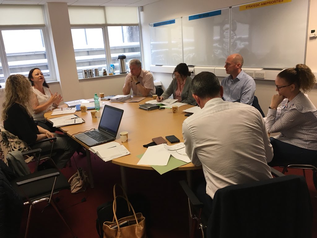 CYPSCDL's tweet photo. Our Change Management Subcommittee had a busy meeting this morning; lots to discuss including the forthcoming launch of our Children and Young People’s Plan 2018-2020. #CYPSCDL https://t.co/HfqbbA2DNt