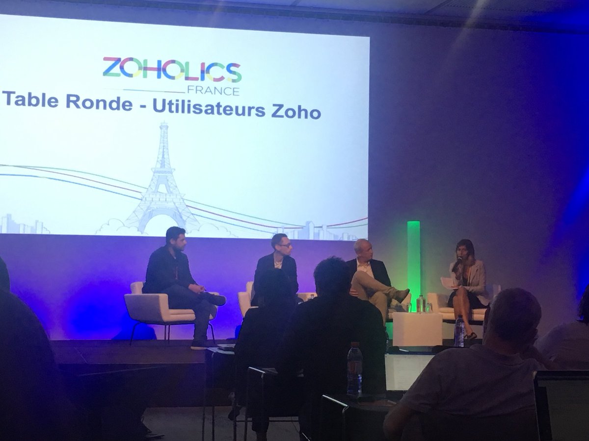 ZSphereCCool's tweet photo. Merci à nos clients @Chocolatweiss et Métros d’avoir partagé leur expérience de #zoho à #zoholics Paris https://t.co/j8XecCBXEA