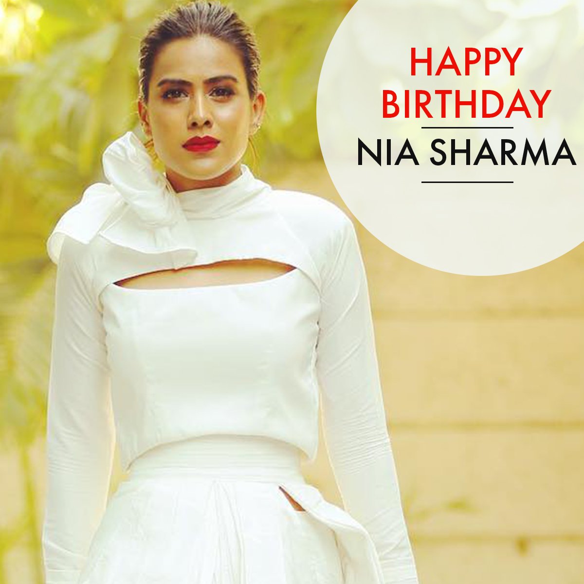 Here\s wishing the extremely talented and livewire \nia sharma\ a very happy birthday keep stealing  heart 