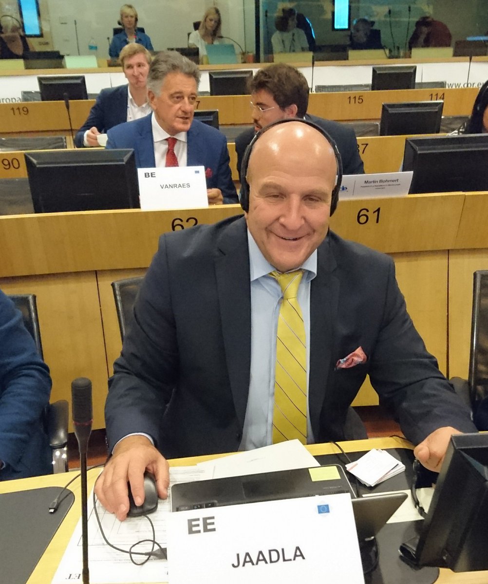 andresjaadla's tweet photo. Today is great to take part on @CoR, @ALDE_CoR group meeting. Discussions about #subsidarity and New way. Of Working in #Europe. https://t.co/xkvFWTEH8i
