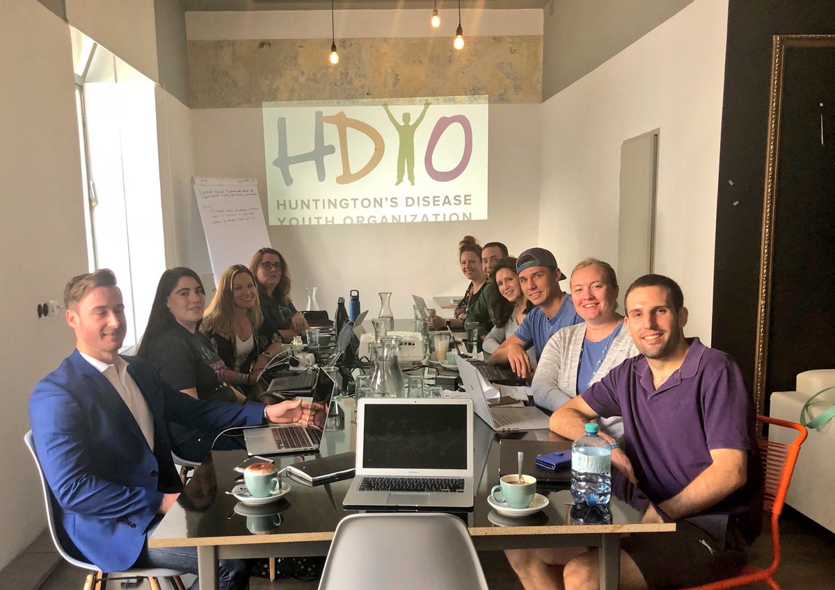 HDYOFeed's tweet photo. HDYO board meeting day 2!  Planning for the future to figure out the best ways to continue and improve support the young people impacted by HD globally! https://t.co/YScTQ39M6I