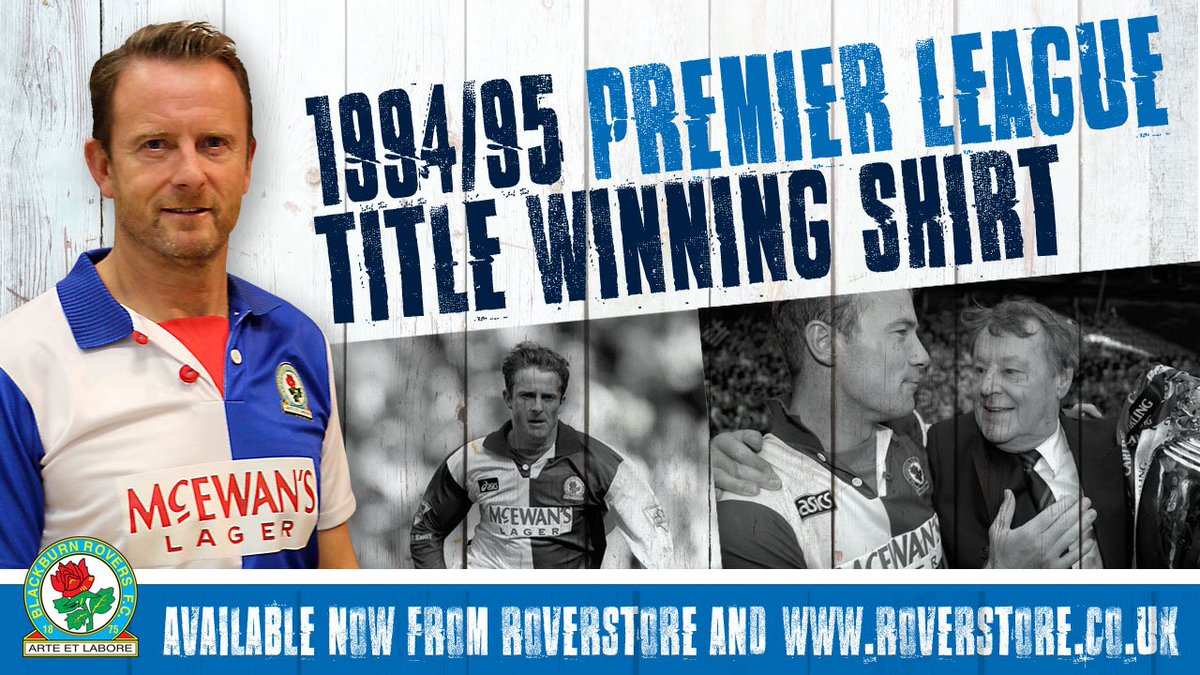 The #Rovers 1994/1995 title winning shirt is now available at roverstore.co.uk

To be in with a chance of winning a shirt signed by <a href="/kevingallacher8/">Kevin Gallacher</a> like &amp; retweet this post.